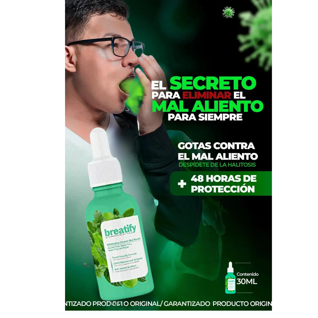 “Nunca Más Inseguro: Respira Mejor, Habla con Confianza y Siéntete Intocable” 🌬️ BREATIFY – Refrescante Bucal Premium que Transforma tu Presencia