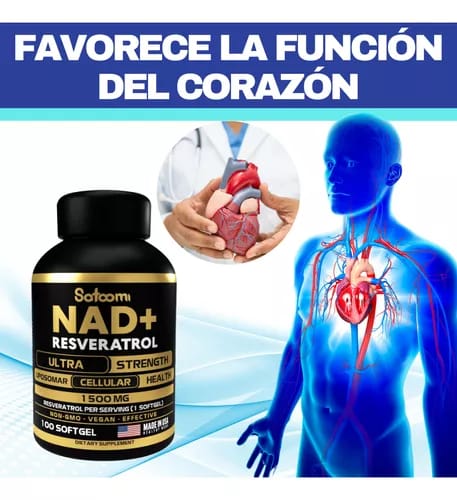Restaura tua Juventud y Energía en Solo 7 Dias ”Con NAD+ & Resveratrol: El combo natural más poderoso para longevidad, enfoque mental y vitalidad total ¡Con Garantía o No Pagas!