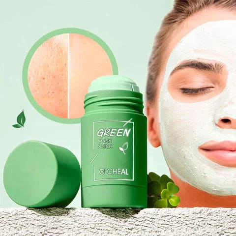 ✅¿Piel limpia, suave y sin puntos negros en minutos?¡SÍ! Y solo pagas cuando recibas tu pedido!"Mascarilla té Verde-Green Mask